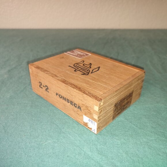 Cigar Box Wooden Stamp Dominican Republic Fonseca Vintage Caribbean ethnic old - Picture 3 of 9